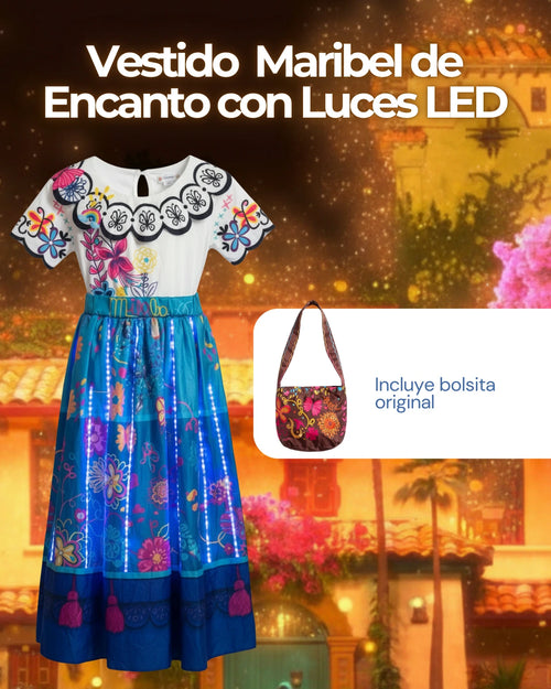 Vestido de Princesa con Luces LED