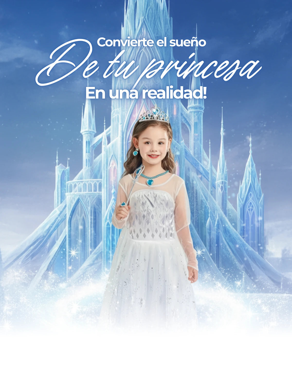 Vestido de Princesa con Luces LED